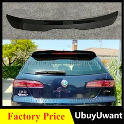 Mini Spoiler For Alfa Romeo 159 Sportwagon 2005-2011 Glossy Black Universal Spoiler REAR ROOF WING For Alfa Romeo Accessories