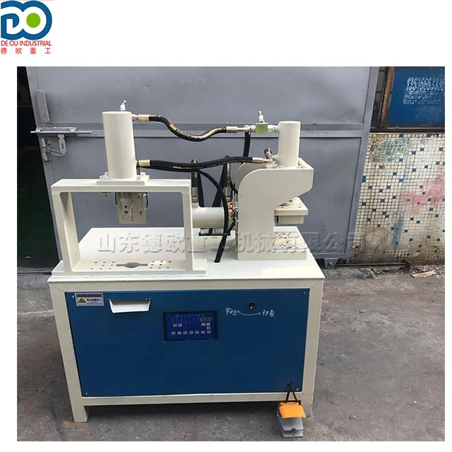 45 degree 90 degrees fold angle One time forming machine Automatic angle cutting