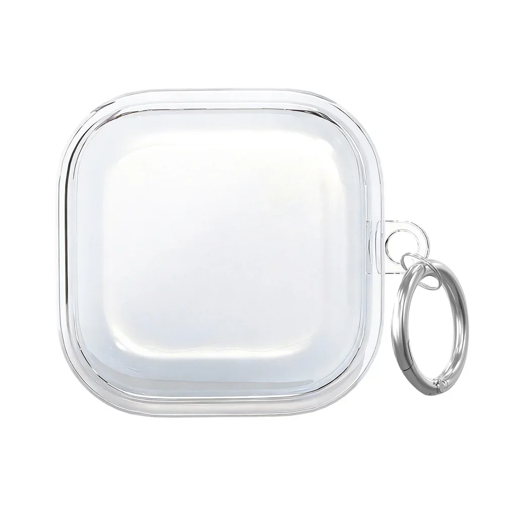 Für Samsung Buds 4 Buds 4 Pro kompatible transparente Hülle mit Karabiner für zuverlässige Organisation und Transport von Ohrhörern.