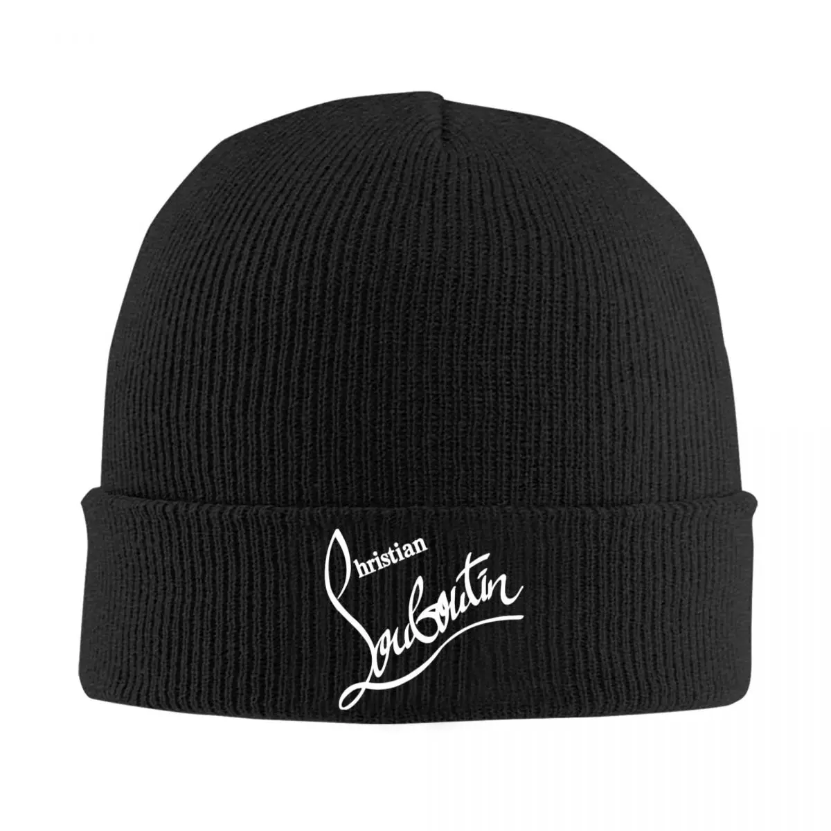 Unisex malha salto alto Beanie Caps, chapéu cristão, luxo Cap, quente, outono, inverno