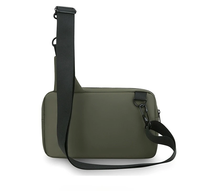 Lightweight Multi‑Pocket Crossbody Sling Bag Adjustable Shoulder Strap Pack for Commute Travel Business Outdoor Daily Casual Use