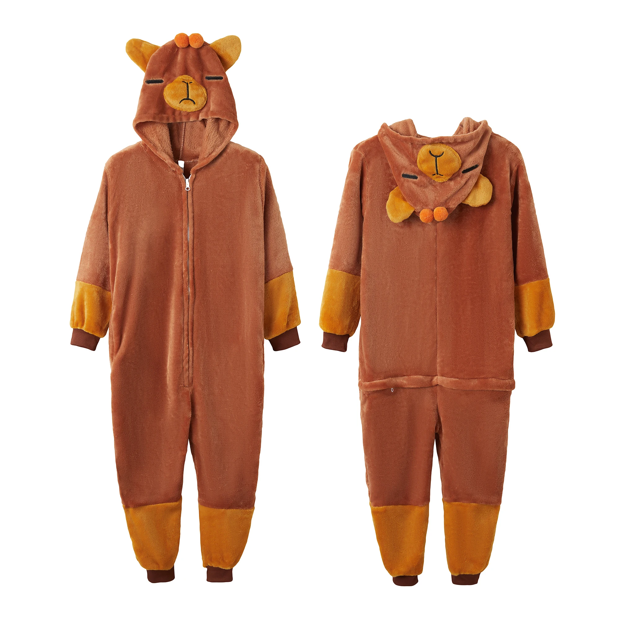 هالوين Kigurumi كابيبارا نيسيس منامة زي شخصية كرتونية كرنفال تأثيري منامة فستان الحفلات بيجامات