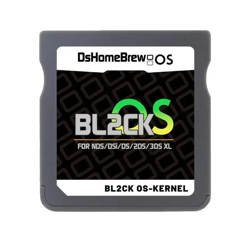 New NDS R4 HK Reduced Version Burn Card Homebrew BL2CK OS Kernel Game Cart Hobbies Collectibles Toys For NDS/DSI/D5/2DS/3DS XL