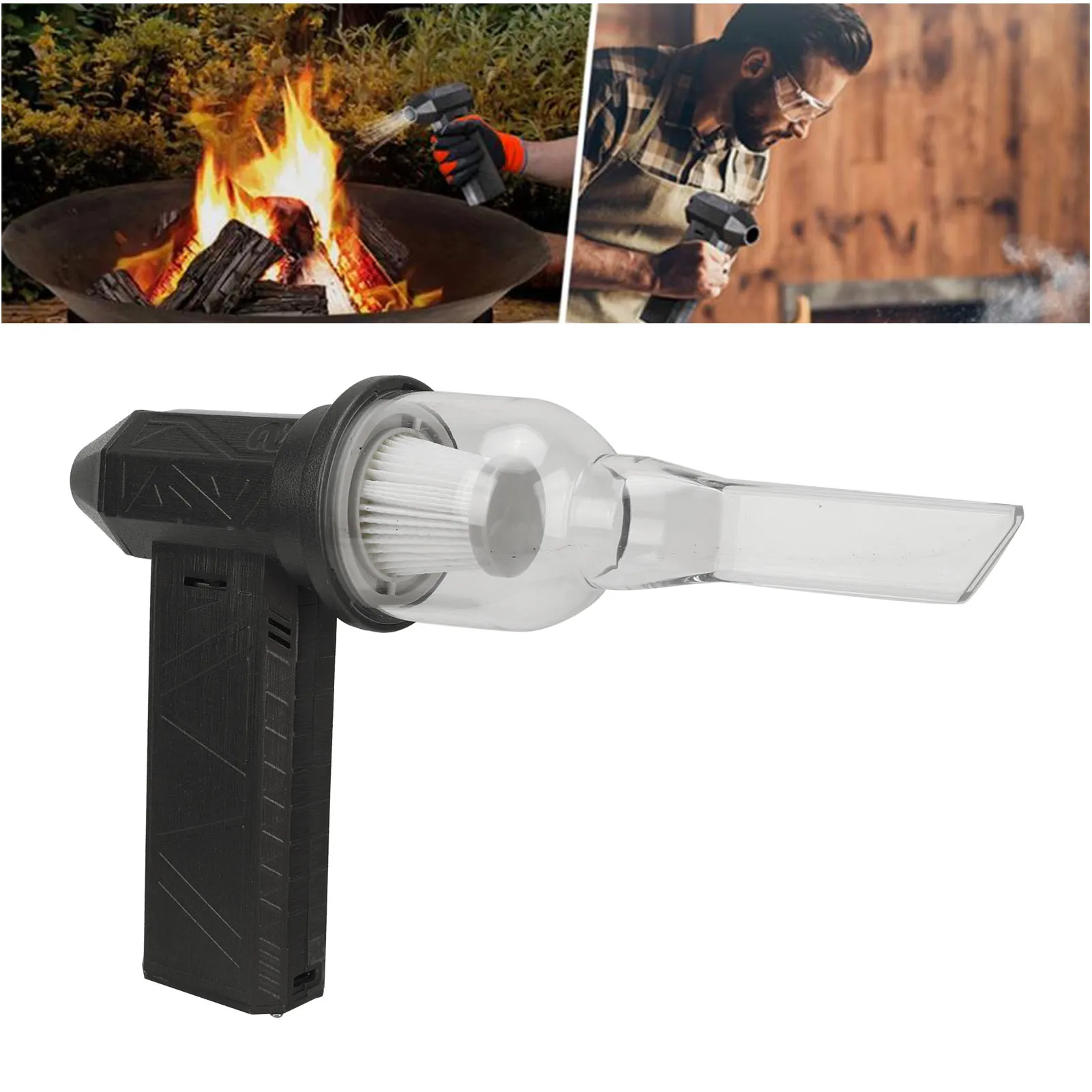 

Dry Blower Cordless Versatile Speed Adjustable Low Power Consumption Air Blower Super Mini for Charcoal Burning
