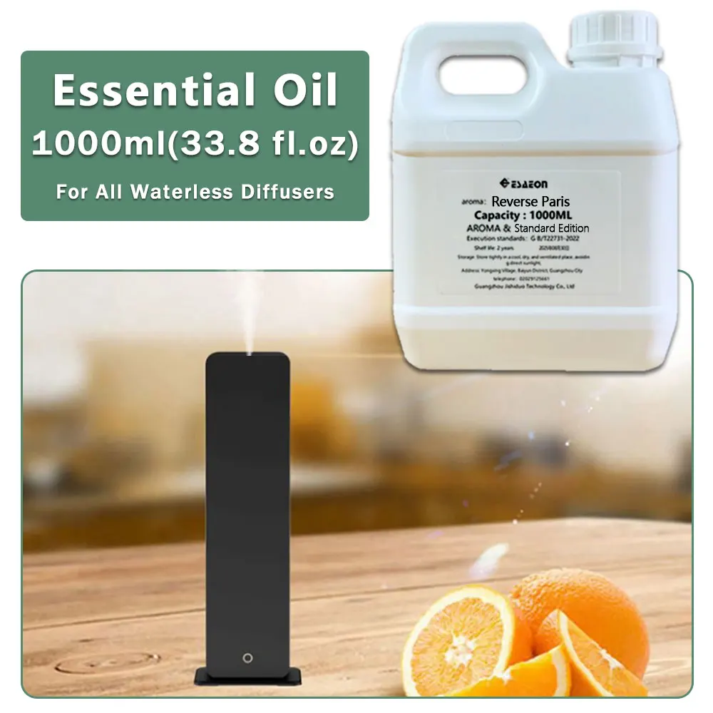 ESAEON Essential Oils - For All Waterless Aromatherapy Machines, Aroma Machine Oil, Reverse Paris Kempinski - 1000ML(33.8 fl.oz)