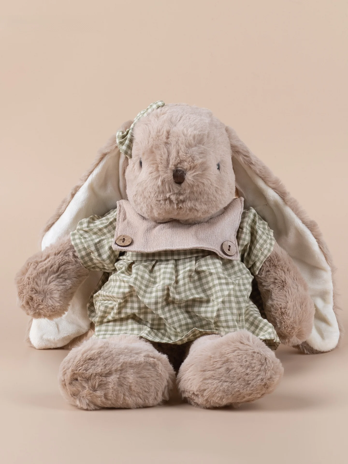 

Anncl Ceaua Country Rabbit Plu Toy Doll Gift Cheered Skirt Stuffed Toy Soft ort Plu Universal Age Preorder