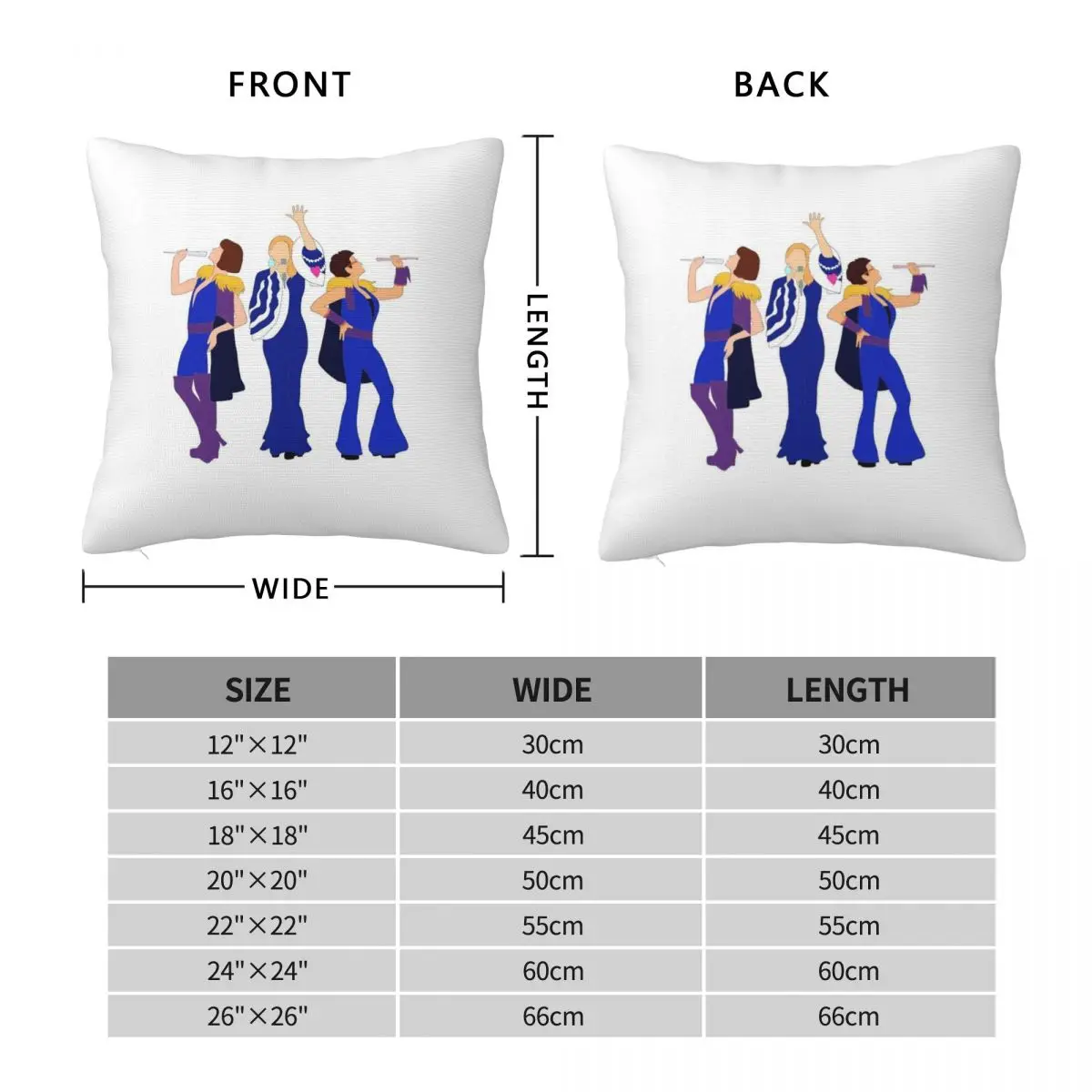 Donna And The Dynamos Mamma Mia Square Pillowcase Polyester Linen Velvet Creative Decorative Pillow Case Home Cushion Case 18