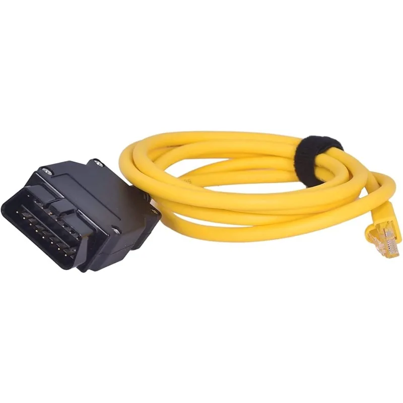Ethernet Obdii Cable Rj45 Obdii 2M Compatible ESYS Bootmod3 F Series Ista Easydiag Square Head