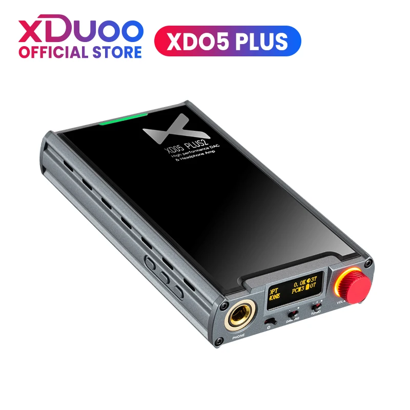 

XDUOO XD05 PLUS 2 Portable DAC Headphone Amplifier AK4493SEQ PCM384KHZ/DSD256 MQA Bluetooth 5.1 UAC1.0/UAC2.0 Decoder Amplifier