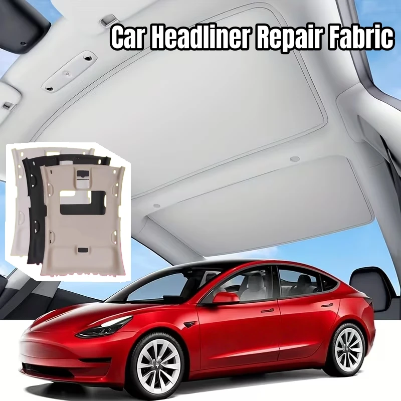 

Thick Mesh Headliner Fabric with Sponge Backing Car Sky Roof Repair Upholstery Car Interior Refurbishment DIY Craft Lining Cloth
