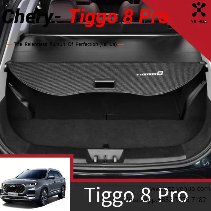 

Chery Tiggo 8 Pro 2021 2023 Car Trunk Cover Curtain Expansion Partition Automobiles Parts Refit Interior Accesorios Para Auto