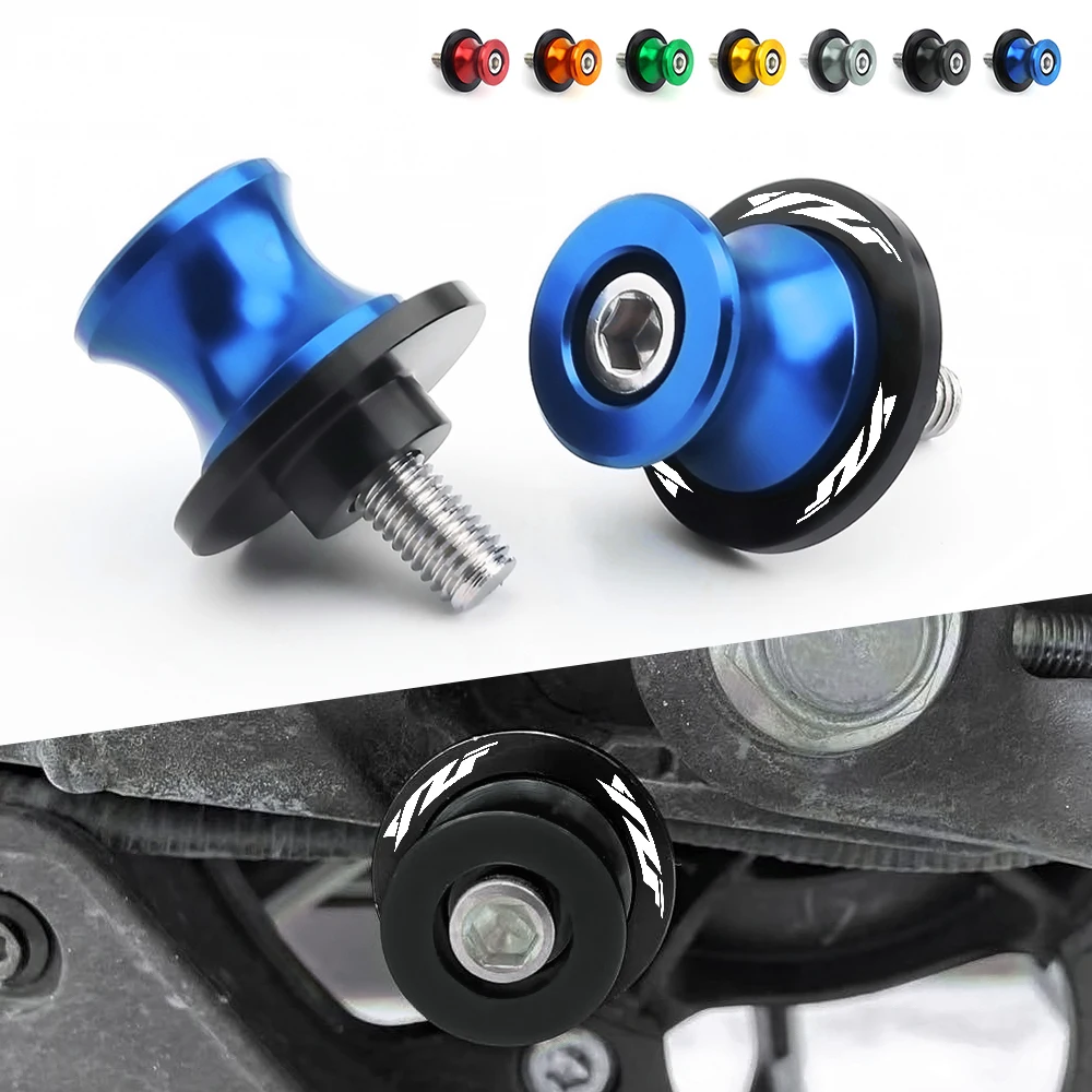 For Yamaha YZF R1 R3 R6 R25 YZFR1 YZFR3 YZFR6 YZFR25 6MM Universal Stand Screw Swingarm Spools Sliders Motorcycle Accessories