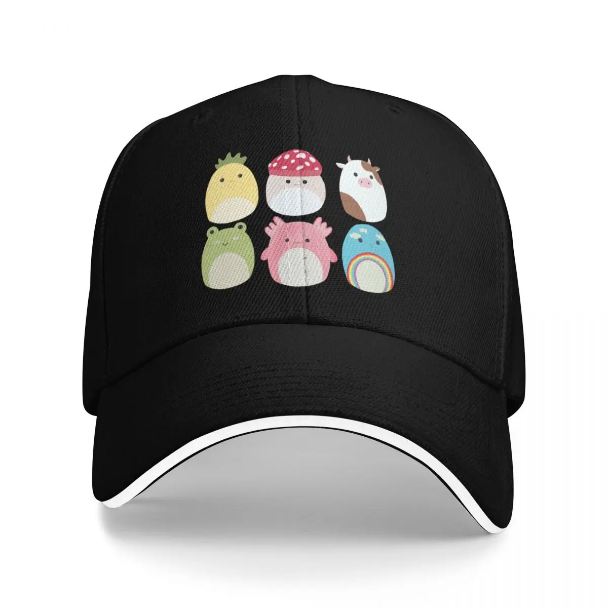 

Squishy Popular Friends Variety Pack Baseball Cap custom caps hats for men Sun Hat For Children Women Beach Fashion Men's