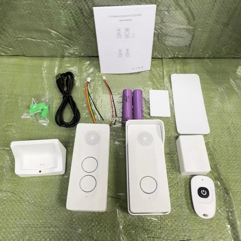 FFYY-جديد 800 متر لمسافات طويلة جرس الباب في الهواء الطلق اتصال داخلي لاسلكي باب الهاتف فتح اتجاهين الاتصال الداخلي 433 ميجا هرتز