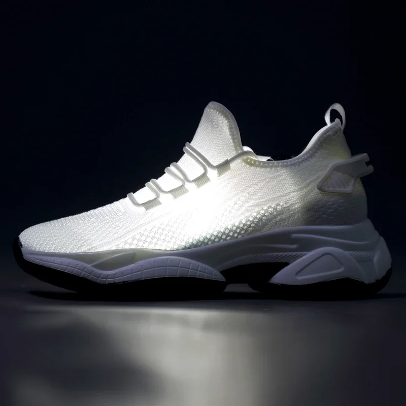 Summer Breathable Sneakers Men Elevator Shoes Height Increase For Men Casual Insole 7cm Sport Shoes Man Shoes Taller