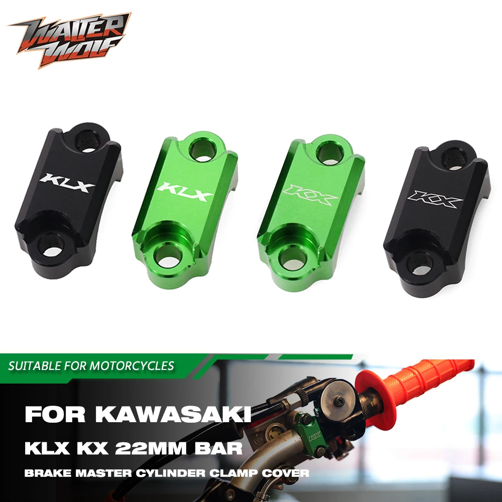 

KLX KX 22mm Bar Brake Master Cylinder Clamp Cover Cap for Kawasaki KX250 KX450F KX450X KX450 KLX230 KLX250 KLX650 KXF KX-F 450