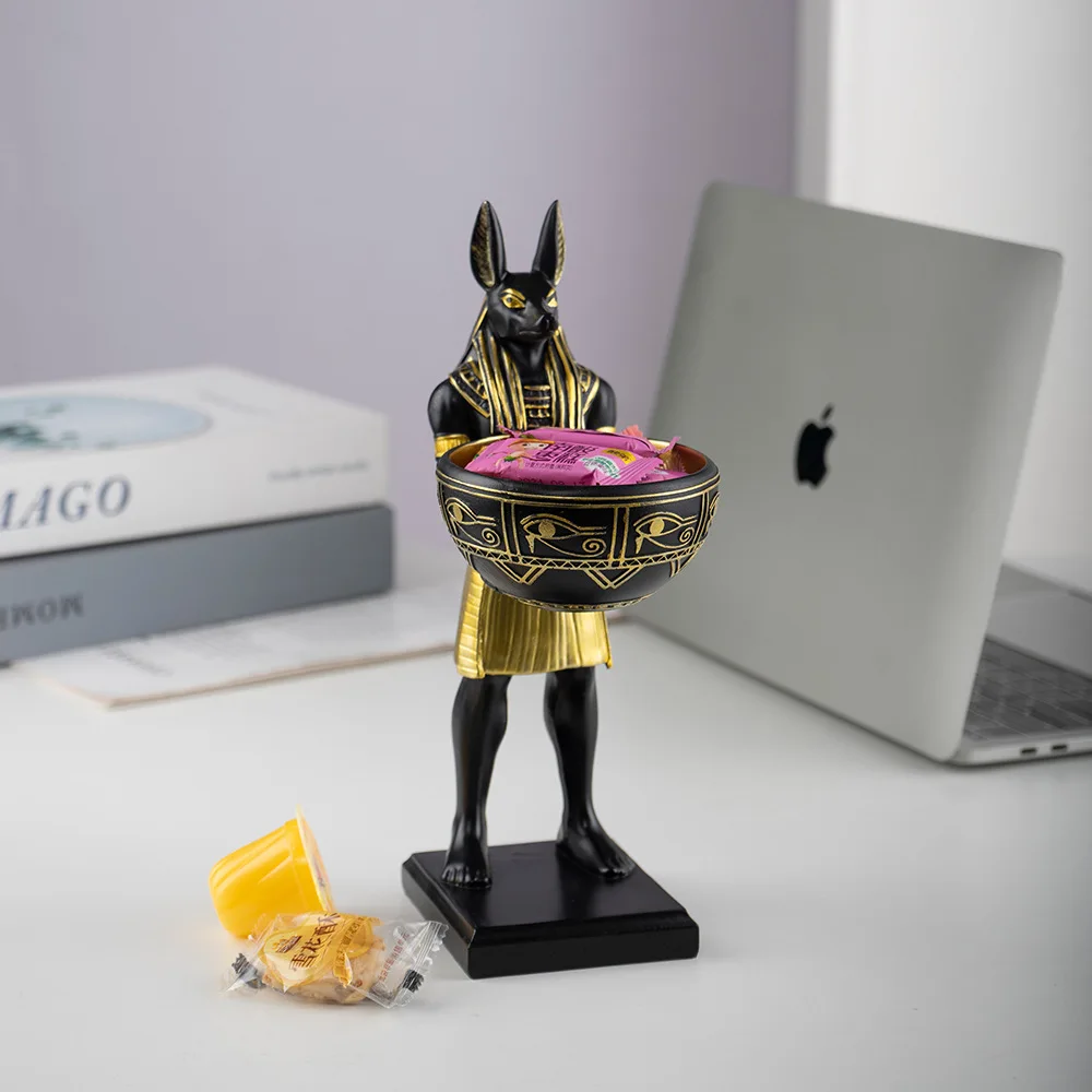 【2025 New】Anubis Dog God Statue‌ – Egyptian Myth Resin Decor, Unique Home & Office Ornament