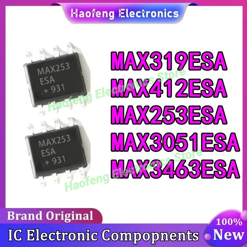 10PCS MAX253ESA MAX319ESA MAX412ESA MAX3051ESA MAX3463ESA SOP-8 IC Chip 100% Neue Original auf lager