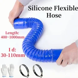 ID 30mm-110mm Car Silicone Flexible Hose Air Intake Pipe Radiator Tube Intercooler Hose High Pressure Temperature Rubber Joiner