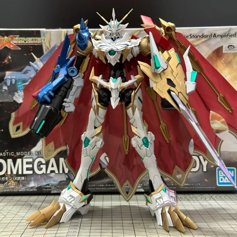 

In Stock Genuine Bandai Namco Banpresto Digimon Adventure Figure-Rise Standard Amplified Omegamon X Antibody Anime Model ToyGift