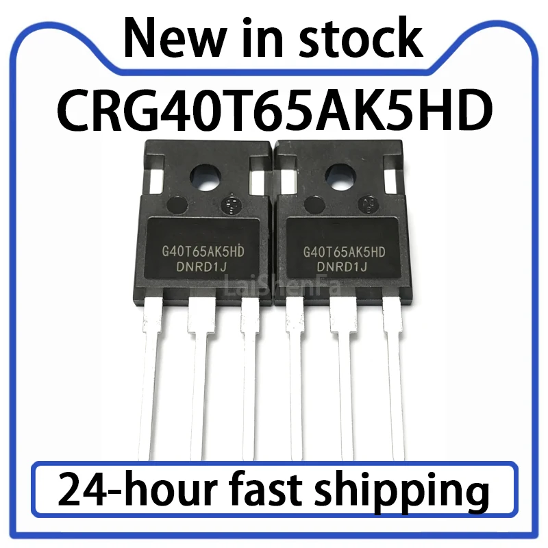 5PCS New CRG40T65AK5HD TO-247 40A/650V IGBT Transistor