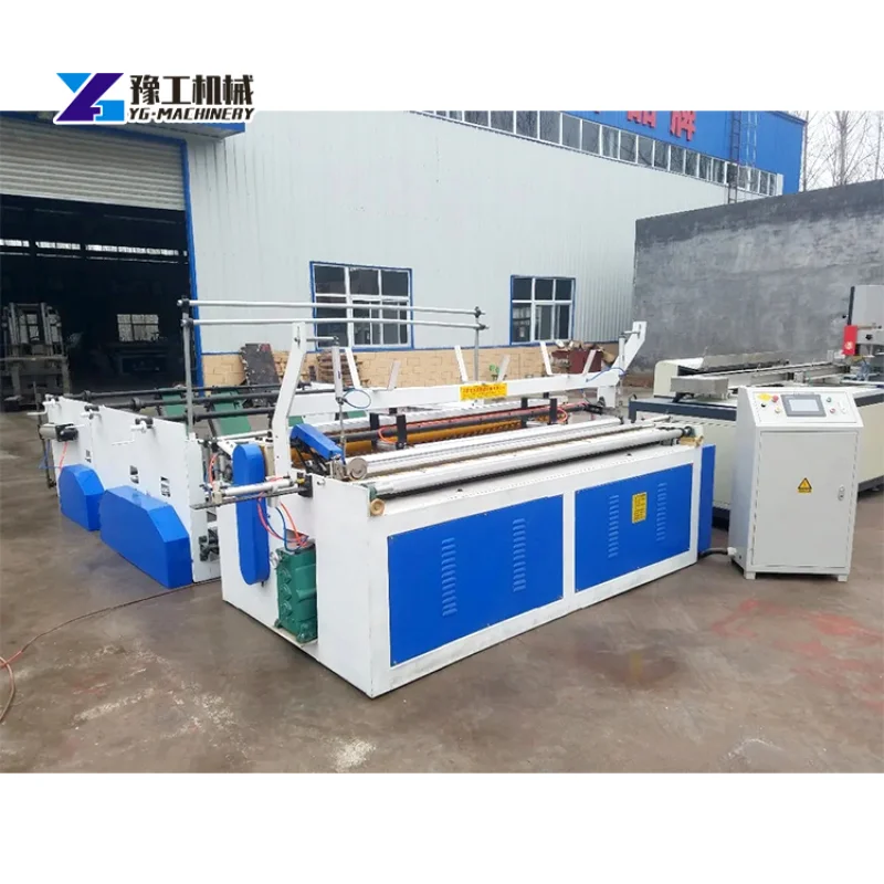 Top High Speed Toilet Tissue Paper Making Machine Paper Roll Production Line Tissue Toilet Roll Paper Cutter  Machinery