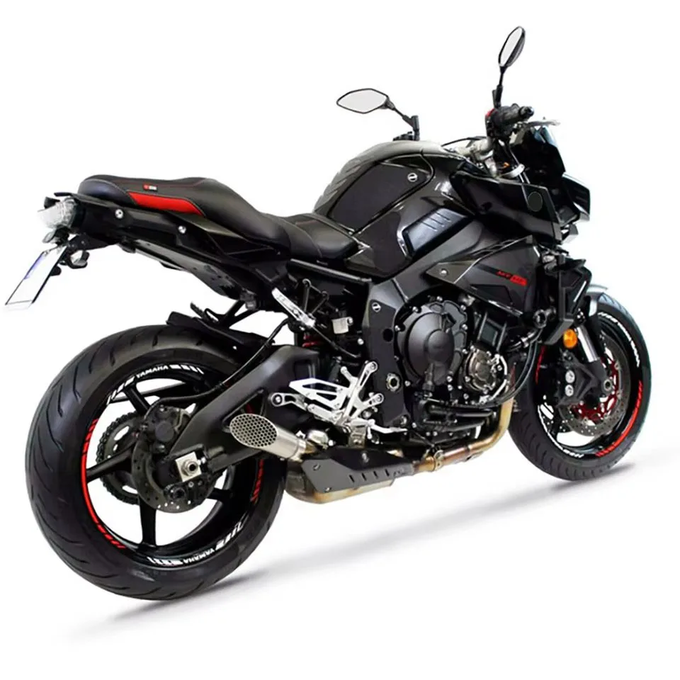 For Yamaha MT-10 FZ-10 2016-2022 MT10 SP / Tourer Edition 2017-2022 Escape Motorcycle Exhaust Pipe Muffler Tips 51MM Slip-On