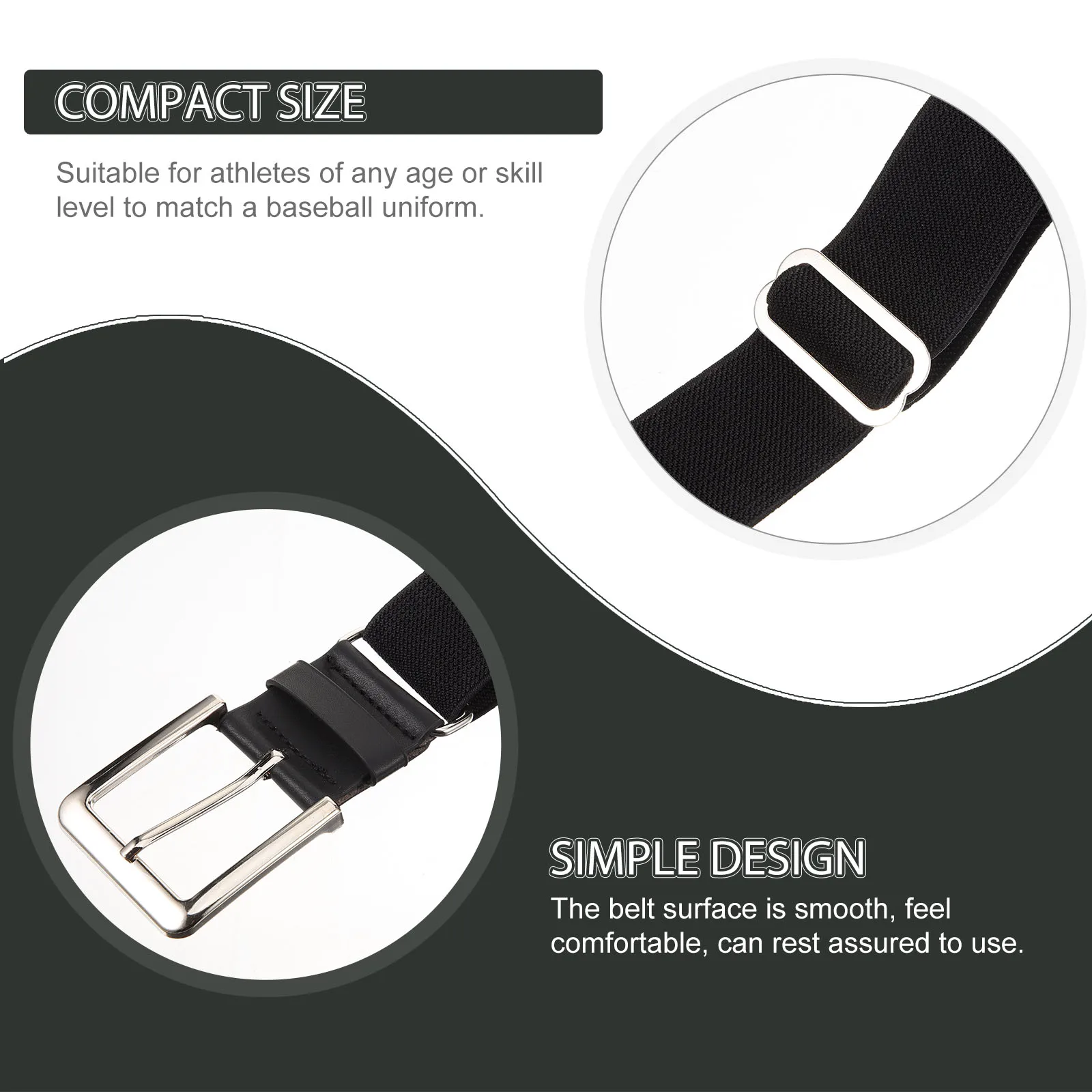 

Baseball Sports Adjustable Elastic Belt for Men Women Students Baseball Belts For Men Youth Adult Softball Uniform Accessories