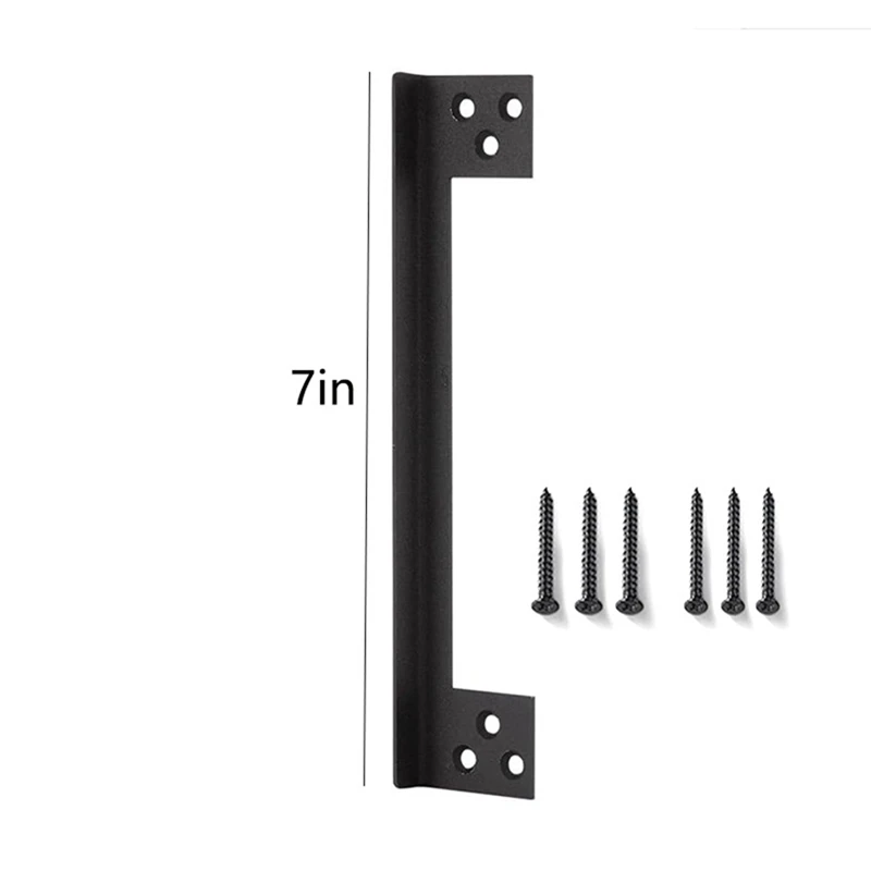 Door Latch Shield Plates, Outswing Door Security Protector, Door Latch Guard, Cover to Block 7 inch