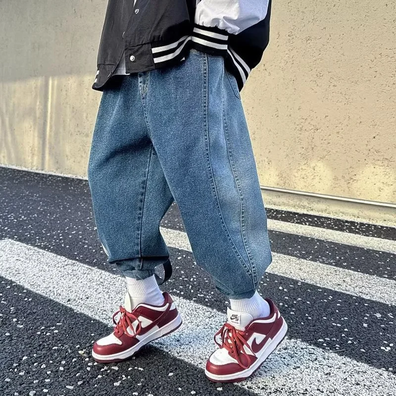 

Boys Jean Pants Long Trousers Denim 2024 Elegant Spring Autumn Baby's Kids Teenagers High Quality School Children's Clothing