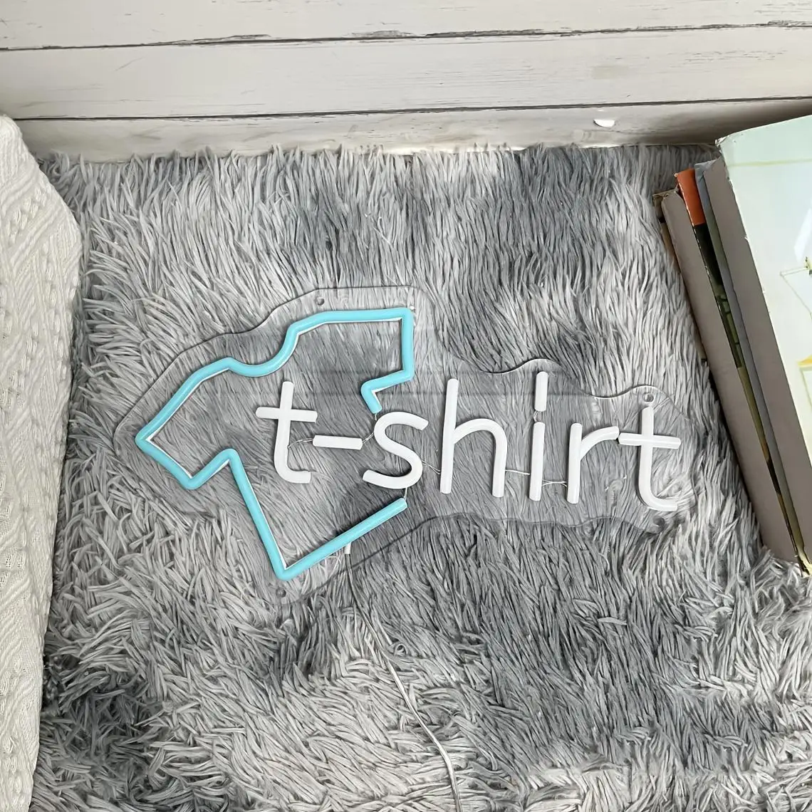 تي شيرت النيون متجر فني ديكور LED ضوء النيون لمتجر عصري غرفة الغسيل ديكور المنزل غرفة الاطفال هدايا عيد الميلاد عيد الميلاد