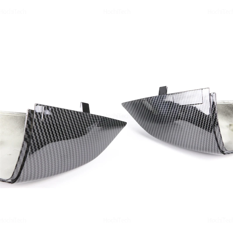Glossy Black Carbon Pattern Rearview Exterior Side Mirror Caps for Audi Q5 SQ5 FY 2018-2024, Q7 SQ7 4M 2016-2024