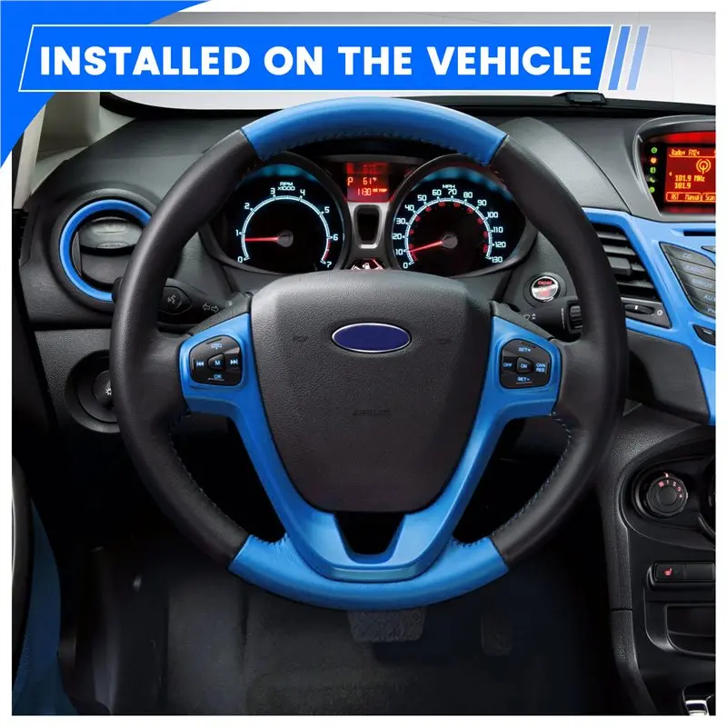 TFORU-Multifunction Steering Wheel Switch With Blue Light For Ford Fiesta MK7 Ecosport 2013 2