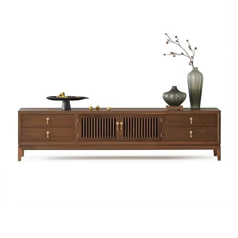 Vintage Elegant Tv Cabinet Premium Classic Spacious Practical Tv Cabinet Wooden Sturdy Meuble Télé Furniture For Living Room