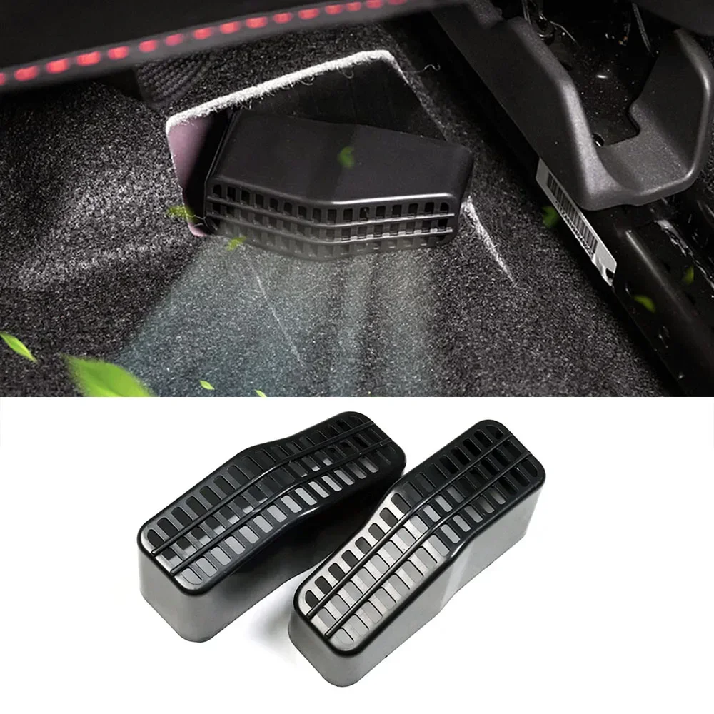 

For Honda Jazz Fit 2021-2025 Under Seat AC Heat Floor Air Conditioner Vent Outlet Grille Protective Cover Car Interior Trim