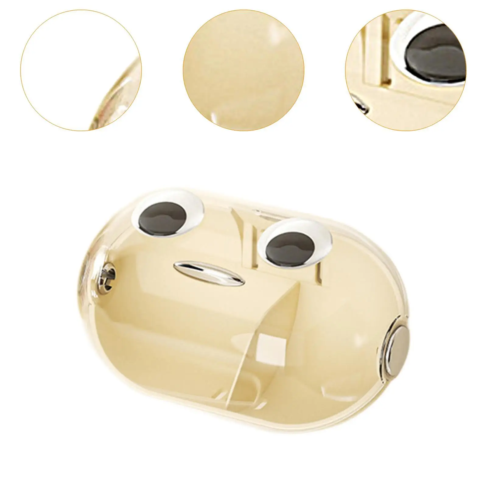 Porte-éponge de maquillage, étui de transport de bouffée de maquillage, boîte de rangement d'oeufs cosmétiques pour