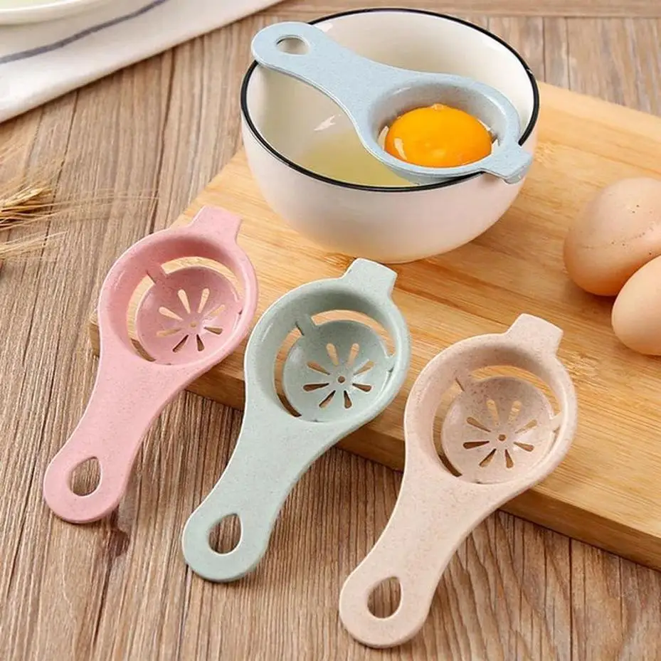Eggs White Yolk Separator Tool Baking Accessories Kitchen Tool Eggs Divider Baking Cooking Food-Grade Hand Eggs Separate Gadget