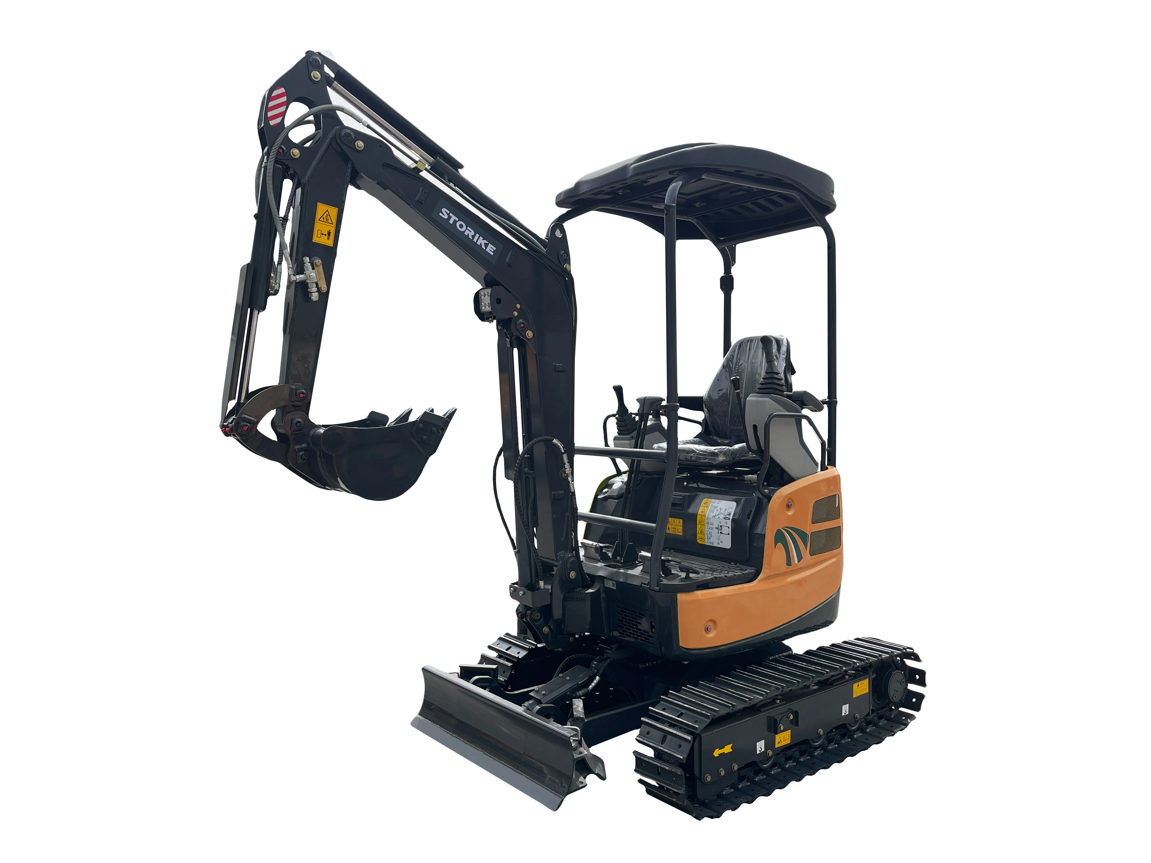 YG Spedizione Gratuita Crawler Digger Farm Mini Bagger Home Escavatori Compatti 2T Mini Escavatore Macchina