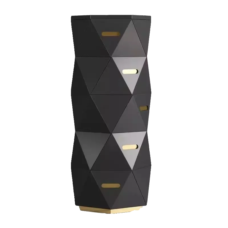 

Light luxury post-modern minimalist living room decorative storage cabinet storage solid wood multi-drawer cabinet