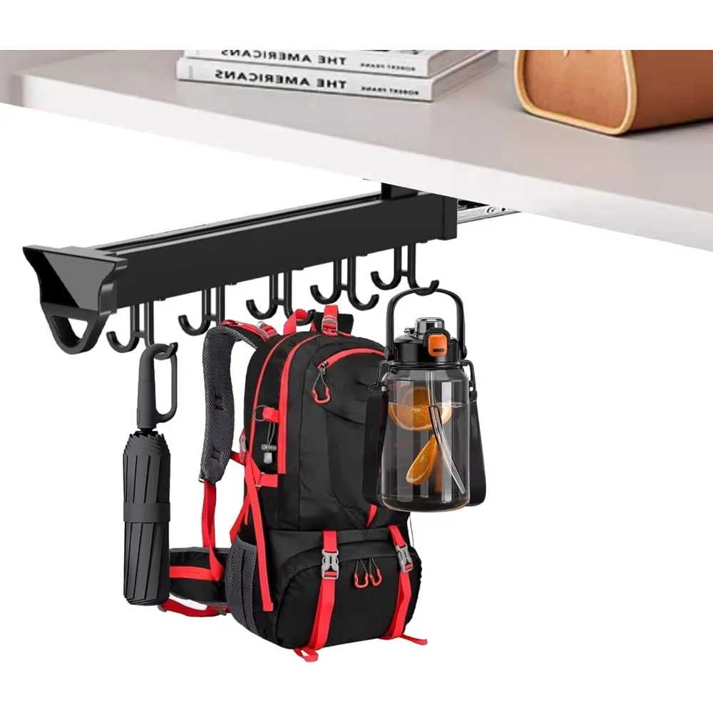 

Сверхмощный настенный держатель для метлы и швабры с универсальными крючками для хранения чистящих инструментов и садового оборудования