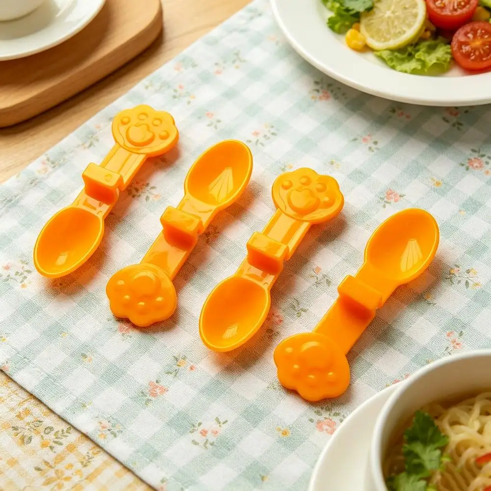 Molde de queso para niños, juego de moldes para palitos de queso con asa de huella de pata, molde de plástico para helados, pudín, snacks DIY, gelatina, yogur