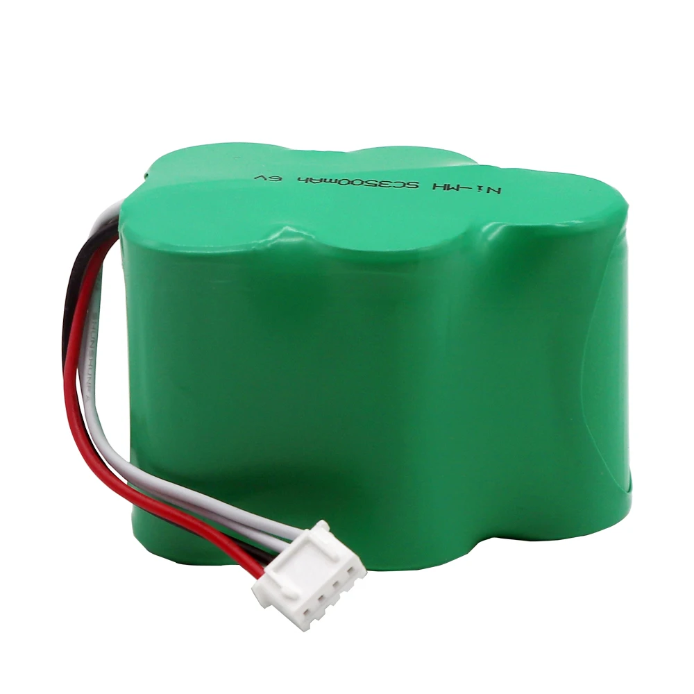 6V 3500mAh Replacement NI-MH Battery for Ecovacs Deebot D73 D76 D62 D63 D63S D65 D66 D68 D77 D79 730 760 TBD71 2PCS