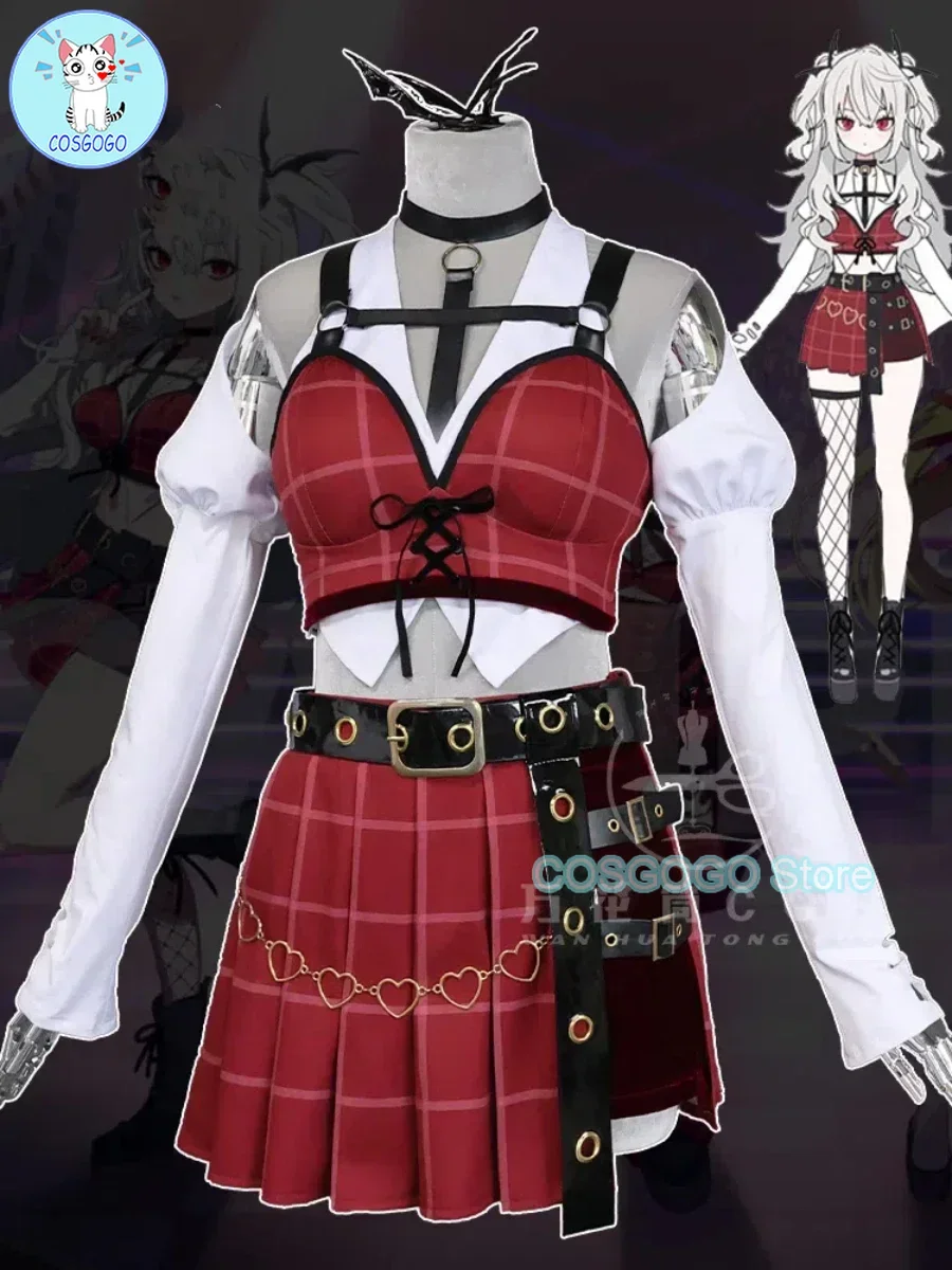 Vtuber Sanya Hit The Song Costume Cosplay Costume Cos Game Anime Party Uniform Hallowen Play Role Clothes Clothing