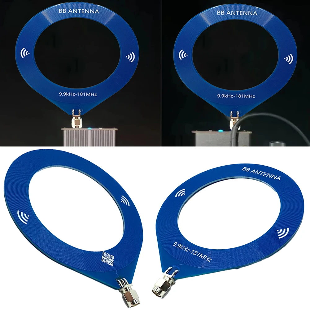 Antena bb de anel pequeno, 9.9khz-181mhz, interface sma, antena de rádio portátil para receptor malaquita sdr, receptor tef6686