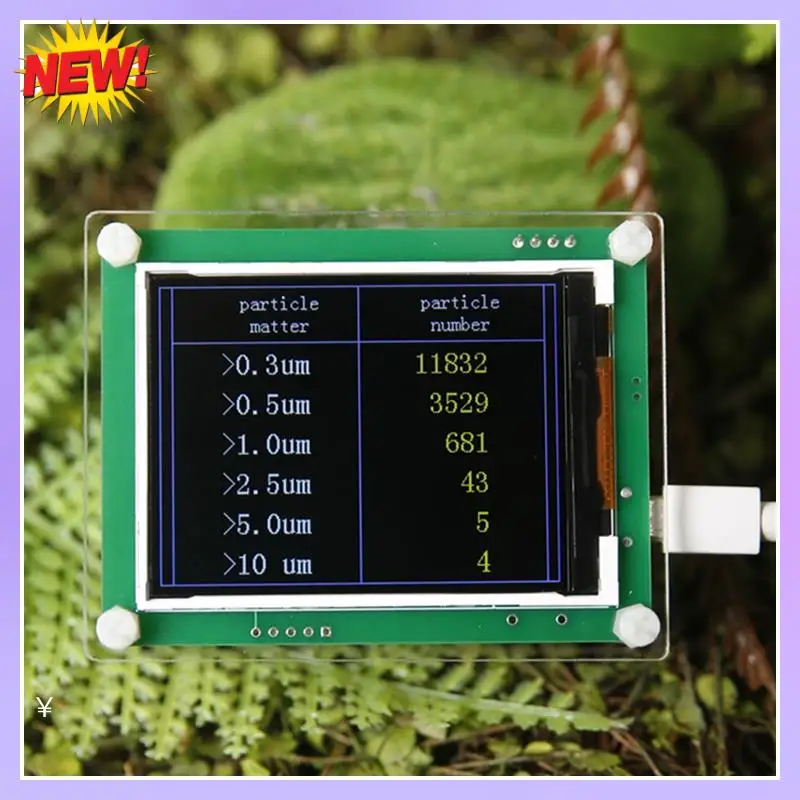 

T24C Car Temperature And Humidity Detector PM2.5 Dust Fog Measurement Sensor Home Gas Monitor