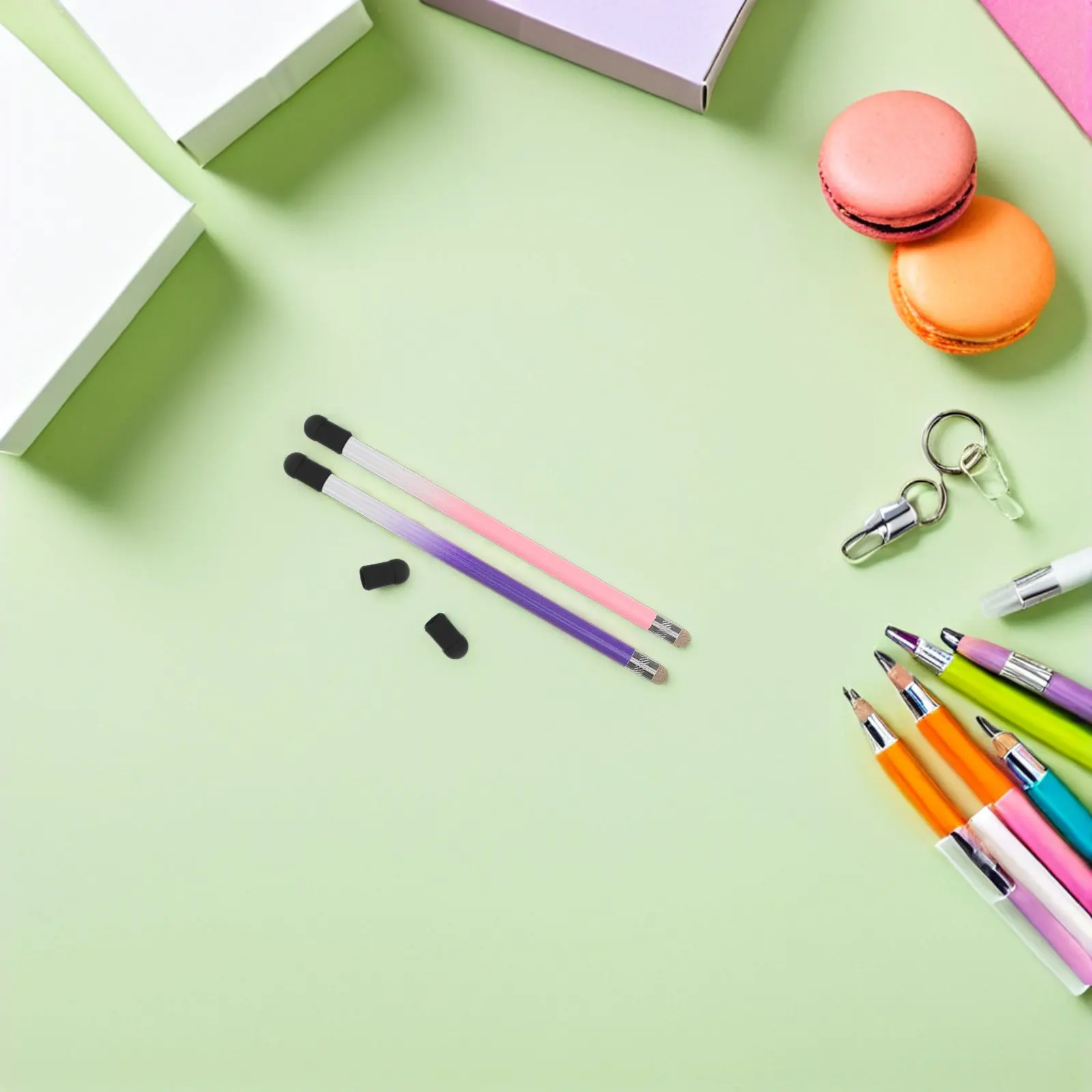 

100Pcs Touchscreen Stylus Silicone Tips High Durability Precise Control Easy Replaceable Replacement Nibs for Tablets Phones