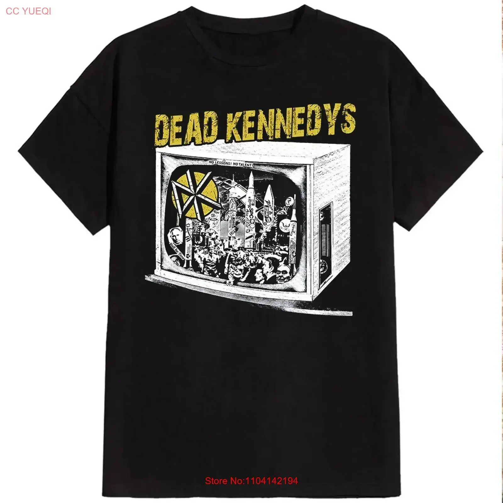 Popular Dead Kennedys Concert S 235XL T Shirt 14D551 vintage Washed Soft Top For Everyday Wear Versatile graphic Casual Unisex