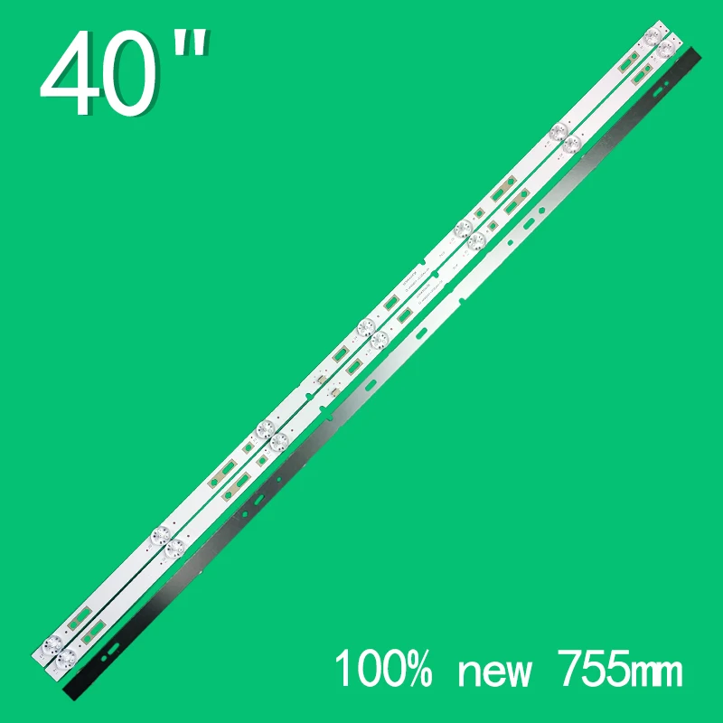 LED Backlight Strips For HK40D07-ZC22AG-04 HK40D07-ZC22AG-04 303HK400040 303HK400038 40PA310E RLDED4016A E2SW3918