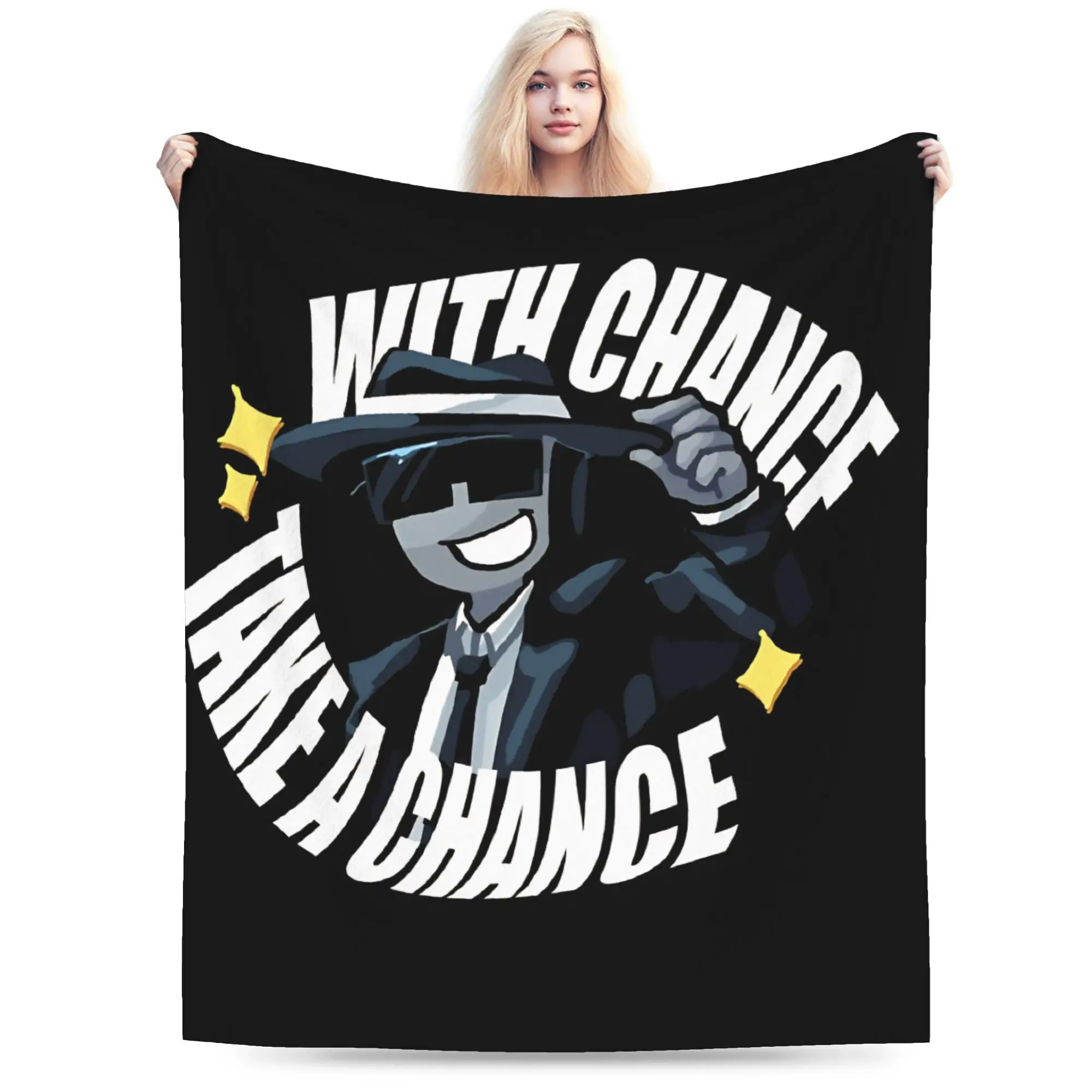 Forsaken Take A Chance Plush Blanket Boy Girl  Flannel Bedding Throws For Bedroom Soft Custom Quality Bedspread Gift Idea