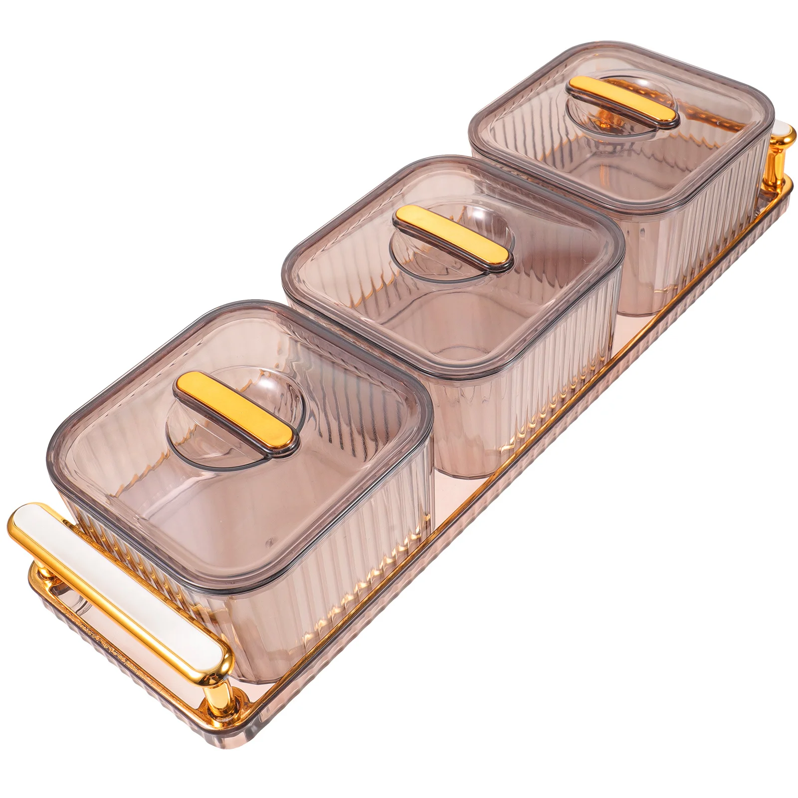 

1Set Candy Box Decorative Nut Box Snack Tray Food Organizer Food Serving Tray for Home Movie Snack Trays Cookie Jar